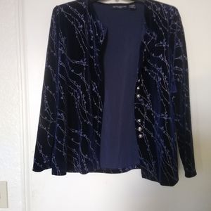 Impressions M Black Jacket with Silver designs